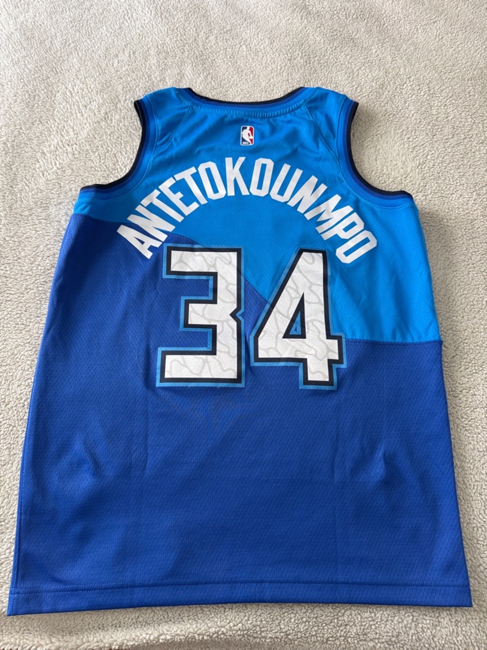 Milwaukee Bucks #34 Giannis Antetokounmpo NBA City Edition Nike Jersey